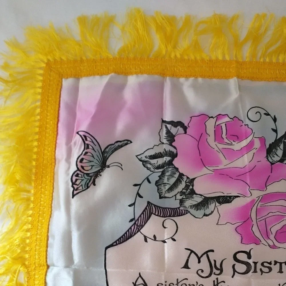 Military Satin Pillowcase Cover Vintage Home Front St Maries Idaho US‎ MY SISTER